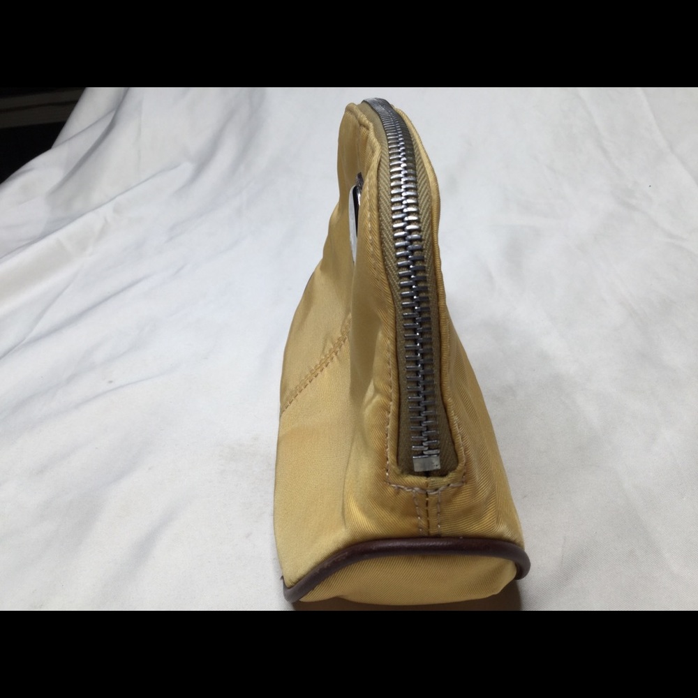 Dooney & Bourke Yellow Nylon Cosmetic Case - Picture 4 of 10